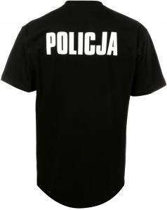 Tshirt czarny POLICJA