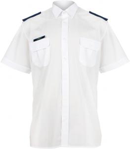 Koszula służbowa z krótkim rękawem, męska, biała 