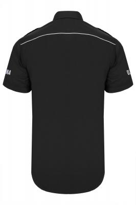Koszula exclusive OCHRONA z krótkim rękawem, męska, czarna 