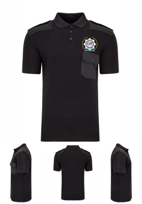 Koszulka POLO czarna IPA mod.1