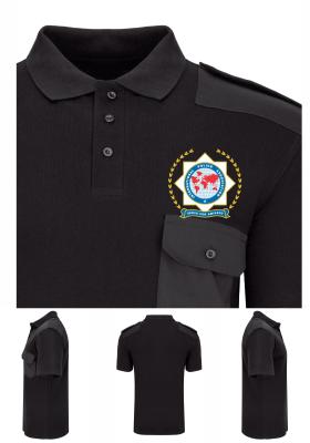 Koszulka POLO czarna IPA mod.1