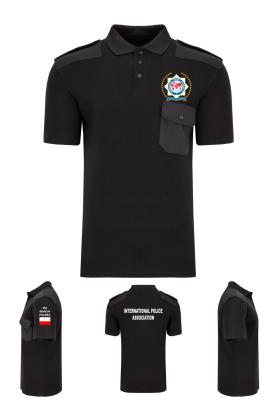 Koszulka POLO czarna IPA mod.3