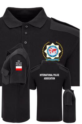 Koszulka POLO czarna IPA mod.3