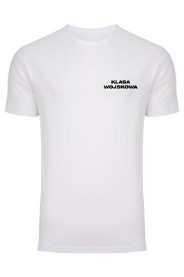 T-shirt biały KLASA WOJSKOWA (1)