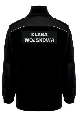 Polar służbowy Premium czarny z napisami KLASA WOJSKOWA
