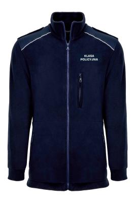 Polar służbowy Premium granatowy z napisami KLASA POLICYJNA