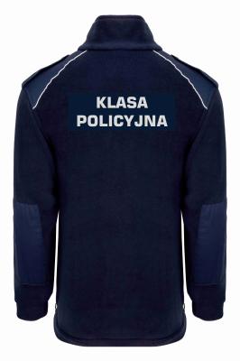 Polar służbowy Premium granatowy z napisami KLASA POLICYJNA