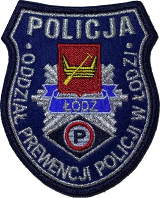 Naszywka tarcza Oddział Prewencji Policji w Łodzi