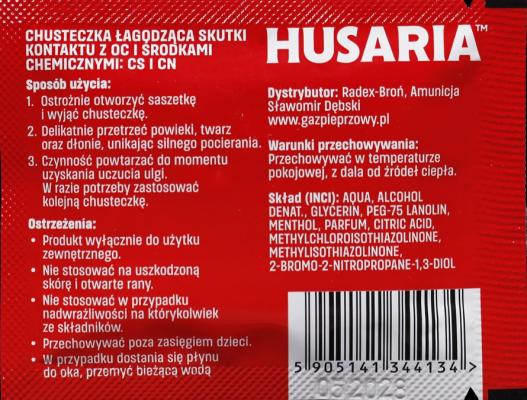 Chusteczka neutralizująca gaz pieprzowy