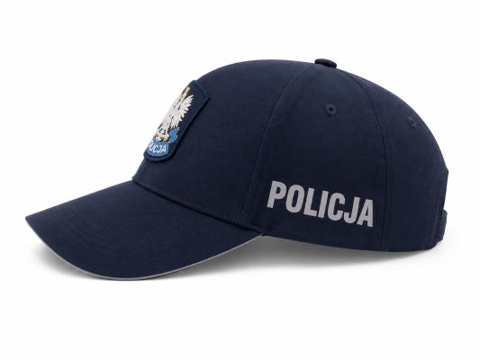 Czapka policyjna z daszkiem RIP-STOP – granatowa (4)