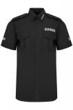Koszula exclusive OCHRONA z krótkim rękawem, męska, czarna 