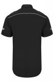 Koszula exclusive OCHRONA z krótkim rękawem, męska, czarna 