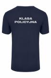 T-shirt granatowy KLASA POLICYJNA