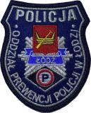 Naszywka tarcza Oddział Prewencji Policji w Łodzi