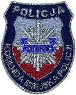 Naszywka tarcza Komanda Miejska Policji